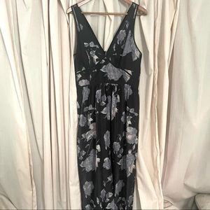 BCBG Maxazria - Black Floral Gown